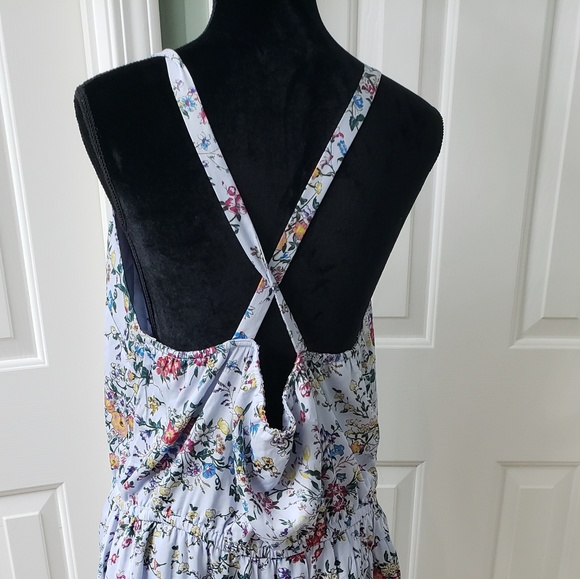 NWOT Women’s dress Lavender Floral Asymmetrical - Picture 5 of 7